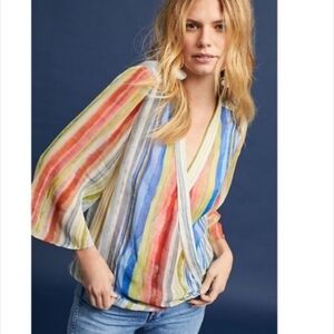 💘 Anthropologie Bl-nk London Erasmus Striped Top